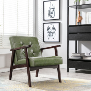 rivet clover modern glam velvet brass arm accent chair